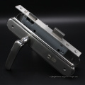Simplism stainless steel european style solid wood door lever lock set all in one complete set